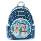 Loungefly Disney Snowman Mickey and Minnie Snow Globe Mini Backpack‎