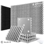 6/12/24 Pcs Studio KTV Absorcion Sound High Density Self-Adhesive Foam Panel