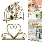 Iron Napkin Holder Napkin Clip Stand for Indoor Use Coffee Shop Picnic Table