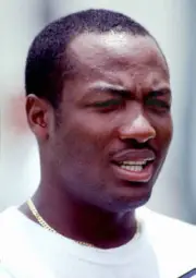 Brian Lara West Indies Cricketer Old Player Cricket Photo