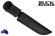 GENUINE BUCK 119 FIXED BLADE KNIFE LEATHER SHEATH / BELT POUCH