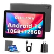 Tablet 10 inch Android 14 Tablets, Octa Core 1280 * 800 IPS HD Display Android