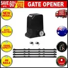 LockMaster Electric Sliding Gate Opener 1000KG Automatic Motor Remote Rail 4M
