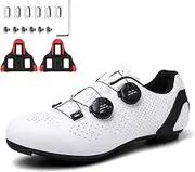 [SUMECH] Cycling Shoes for Men Women Compatible with Peloton Look SPD SPD-SL Delta Cleats Cycle Road Bike Shoes Indoor Riding Shoes