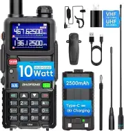 Digital Handheld Radio Scanner Fire Police VHF FM EMS Ham 2 Way Transceiver 1Pc.