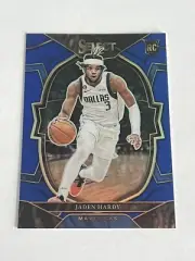 2022-23 Panini Select Jaden Hardy Rookie Concourse Retail Silver Prizm