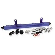 Aeroflow Billet EFI Fuel Rail Kit suit Nissan SR20 S13 - Blue, AF64-2009