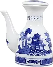 Ceramic Sauce Bottle Condiment Sauce Pot Oil Dispenser Seasoning Storage Stylish Kitchen Tool