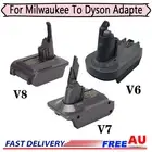 Adapter For Milwaukee 18V Convert To Dyson V6 V7 V8 Vacuum cleaner Battery