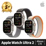 【APPLE】S+ 級福利品 APPLE WATCH ULTRA 2 LTE 鈦金屬錶殼越野錶環(原廠保固中)