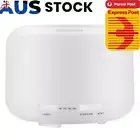500ML Ultrasonic Timer Humidifier LED 2 Modes Aroma Essential Oil Diffuser