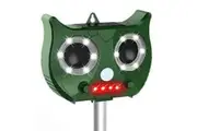 Solar Ultrasonic PIR Sensor Pest Repeller Scarer Deterrent Animal Bird Cat Dog