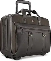 [SOLO] New York MacDougal Rolling Laptop Bag, Espresso