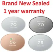 Google Nest Mini Smart Programmable Wifi Thermostat SNOW CHARCOAL SAND FOG