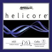 D'Addario Helicore Cello Single A String, 1/8 Scale, Medium Tension