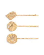 Ettika Oceanic Cubic Zirconia Bobby Pins, Set of 3