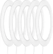 uxcell Whiteboard Tape 2mm Self Adhesive Graphic Chart Line Tape 66 Meters Grid Marking Stickers for Pinstripe Dry Erase Board Scrapbooking DIY Art Crafts, White, Pack of 5