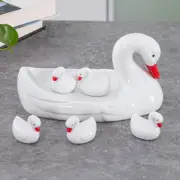 陶瓷筷架Ceramic chopstick holder duck animal cute ceramic handicraft decoration gift