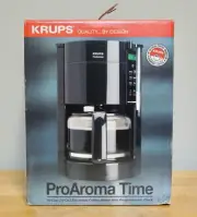 NEW - Vintage 1990s Krups 10 Cup ProAroma Time Coffee Maker - Made In Germany