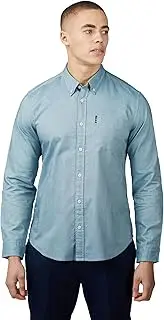 [Ben Sherman] Men's Signature Long Sleeve Oxford Shirt