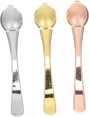 FRCOLOR 3pcs Eye Cream Stick Metal Eye Spatula Body Roller Massager Eye Cream Applicator Jade Roller Eye Cream Spatula Eye Massage Tool Cream Applicator Spatula Massage Stick Make up