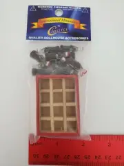 Miniature Dollhouse Cola Crate With 12 Cola Bottles, New