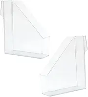 DOITOOL 1Set File Organizer Simple Desktop Storage Box for Books Magazines Documents for Office Supplies and Desk Organization
