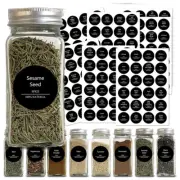 Herbs & Spices Jar Labels Stickers Kitchen Pantry Storage Box Container Mark Tag
