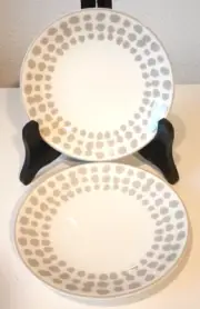Set 2: Kate Spade New York Lenox Spring Street Tidbit Plates 6" DOTS L@@K!