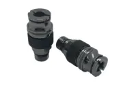 CEJN-style QD w/locking collar to 9/16-18 UNF male