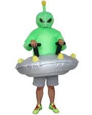 Inflatable UFO Space Alien Costume