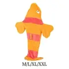 Hoodie Throw Blanket Clown Fish Animal Pajamas Fleece Novelty Wearable Hooded