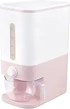 BBG 22.5 Lbs Rice Dispenser, Plastic Food Stroge Container, Large Food Storage Container Storage with Lid, Moisture Proof Household Cereal Dispenser Bucket, Sealed Grain Container Storage for Kitchen
