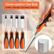 4PCS Wood Chisel Set for Woodworking DIY Carving Hand Tools Wood Craft Projects