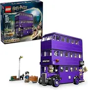 LEGO Harry Potter Knight Bus Adventure Toy for 8+ Year Old Boys and Girls, Prisoner of Azkaban Building Set with 5 Collectible Minifigures and Kids Toy Vehicle for Wizarding World Fans 76446
