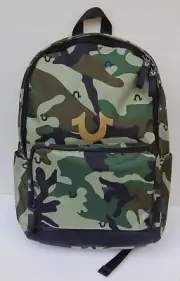 TRUE RELIGION STAUNCH Unisex BACKPACK CAMO GREEN NEW AUTHENTIC