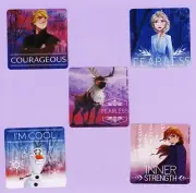 15 Frozen 2 Fearless - Large Stickers - Anna, Elsa, Olaf, Kristoff, Sven