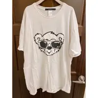 在飛比找蝦皮購物優惠-Joyrich大頭熊熊oversize大T恤