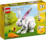 Lego Creator 3 in 1 White Rabbit 258 Pieces 31133 New In Sealed Box