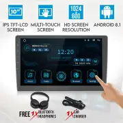 Elinz 10.1 inches Android Active Car Headrest Monitor 1080P HD WiFi Touch Screen Digital Airplay Miracast No DVD Player