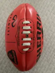 Sherrin AFL Replica Game Football Melbourne Demons PVC Mini 25cm Ball NEW