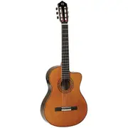 Tanglewood TWEMDC5 Enredo Madera Solid Cedar Top Classical Cutaway/Electric Guitar
