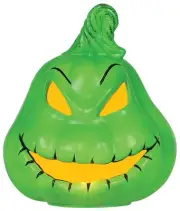 6.25-inch The Nightmare Before Christmas Oogie Boogie Light Up Pumpkin - Rubie's