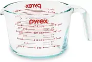 Pyrex 4-Cup Glass Measuring Cup for Baking and Cooking, Dishwasher, Freezer, Mic