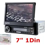 Single DIN 7" Car FM Radio MP5 Player Stereo GPS Navi Flip Out Touch Screen USB (for: Daihatsu)