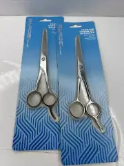 Blade Men Premium Mustache, Stainless Steel Scissors & Comb Groom & trim 2 PACK