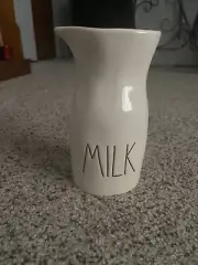 Rae Dunn Ceramic White Milk Jug Pitcher *New*