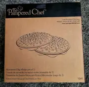 Pampered Chef Chip Maker Microwave 1241 Whole 30 Dehydrator Potato Silicone Tray