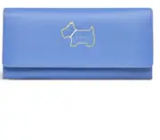 Radley London Tranquil Blue Heritage Leather Flap-Over Wallet