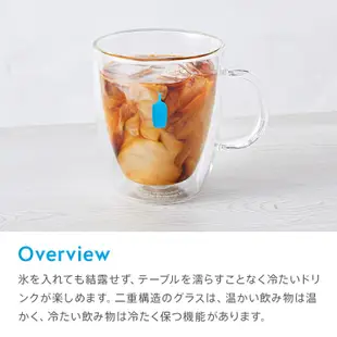 現貨~日本BLUE BOTTLE COFFEE 雙層玻璃馬克杯300ml